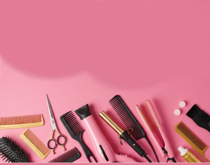 Elegant salon interior